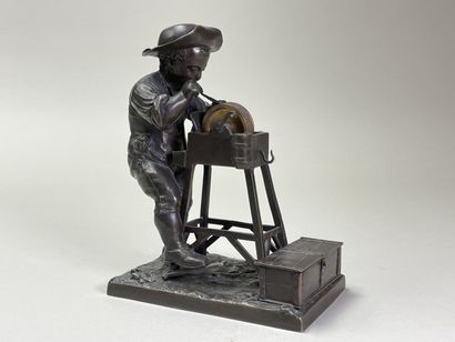 Charles MENNE (XIX)
Le petit remouleur.
Epreuve...