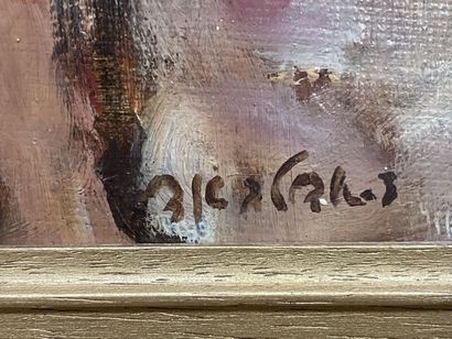 Ecole hebraique XX°
L'exode 
huile sur toile,...