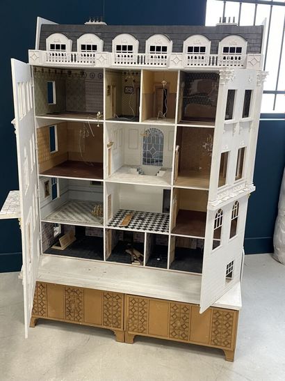 Grande maison de poupée miniature moderne...