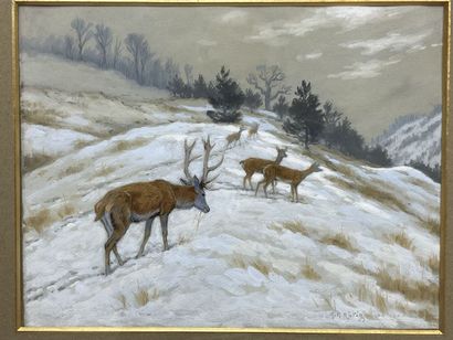 Georges Frédéric RÖTIG (1873-1961)
Deer and...