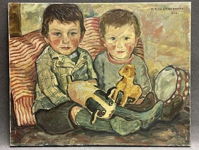 Richard LIEBERMANN (1900-1966)
Les deux enfants...
