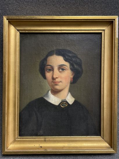 Ecole française XIX°
Portrait présumé de...