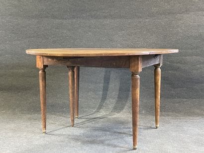 Mahogany shutter table with six legs.
Carries...