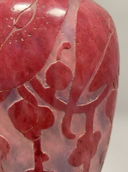 Le Verre Français
Grand vase sur piedouche...