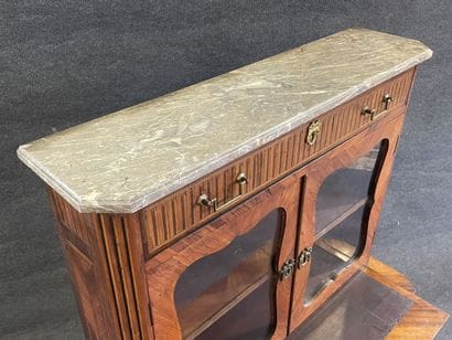 High glazed secretary, type Bonheur du jour,...