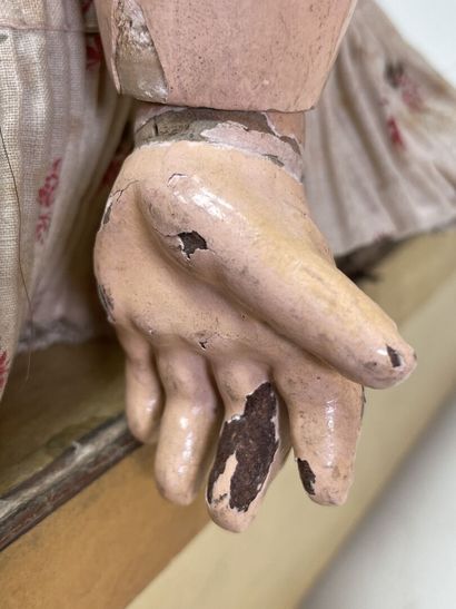 Bébé JUMEAU, 
Poupée tête porcelaine, bouche...