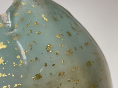 Vase out of enamelled and gilded glass of...