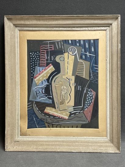 Arnold GUERLINCK (1946) 
Nature Morte cubiste
huile...