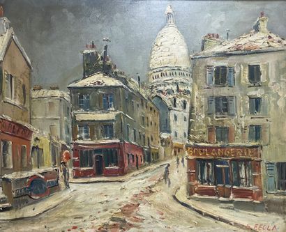 Charles FÉOLA (1917-1994)
Montmartre, le...