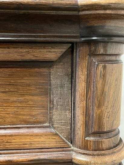 Jeanselme house. 
Low sideboard in palisander...