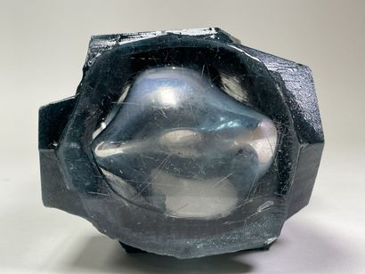 DAUM France
Vase en cristal vers 1980 dégagé...