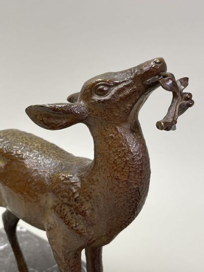 Ecole Française début XX°
Biche et son faon....