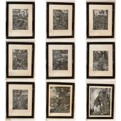 Edy LEGRAND (1892-1970) 
L'Enfer de Dante,...