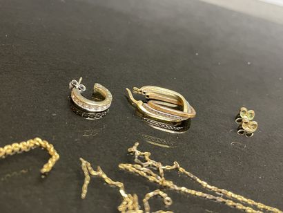 Gold debris 750°/00.
weight: 4,92 g