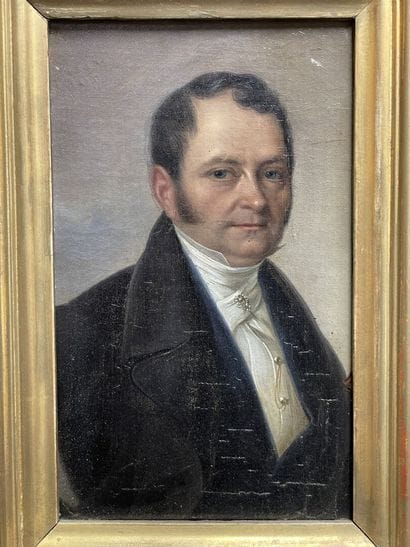 French School 
Portrait of a man, Mr. Saint...