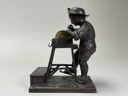 Charles MENNE (XIX)
Le petit remouleur.
Epreuve...