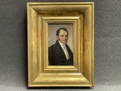 French School 
Portrait of a man, Mr. Saint...