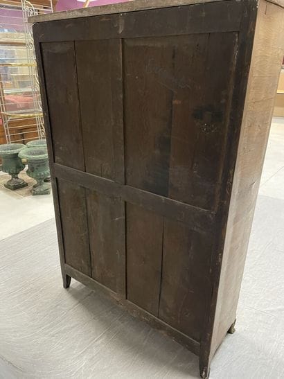 Pair of bookcases in rosewood and satinwood,...
