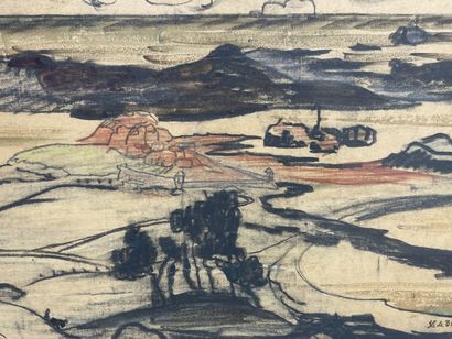 Henry DE WAROQUIER (1881-1970)
Brittany,...