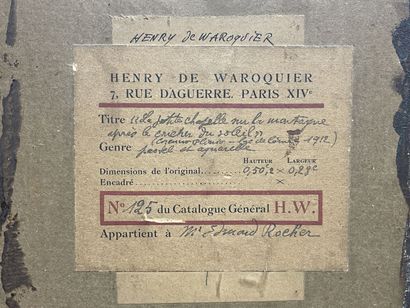 Henry DE WAROQUIER (1881-1970)
The little...