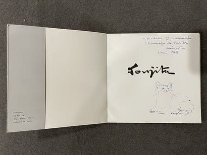 FOUJITA
Petit chat 
Envoi sur catalogue d'exposition...