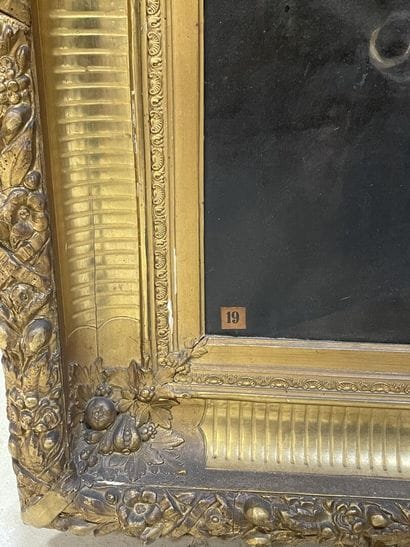 Italian school XIX°.
Portrait of a young...