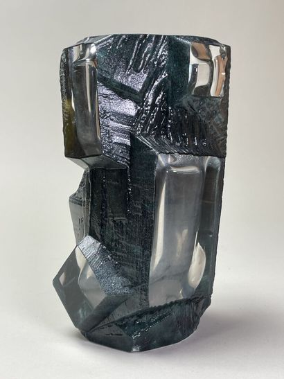 DAUM France
Vase en cristal vers 1980 dégagé...