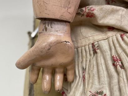 Bébé JUMEAU, 
Poupée tête porcelaine, bouche...