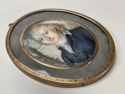 Ecole française début XIX°
Portrait de jeune...