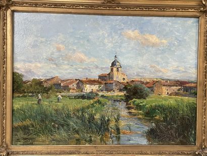 Edmond Marie PETITJEAN (1844-1925)
Paysage...