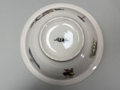 Table de toilette de poupée en pitchpin avec...