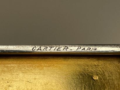 CARTIER Paris - 
Etui en argent 
Argent 925°/00
Signé...