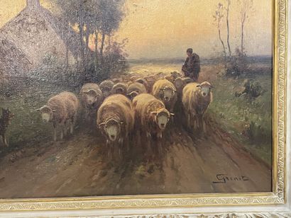 Dominique Adolphe GRENET DE JOIGNY (1821-1885)
Troupeau...