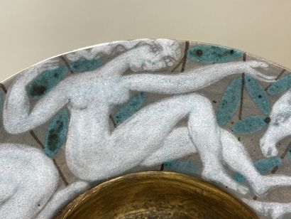 Edouard CAZAUX (1889 - 1974)
Cup with large...