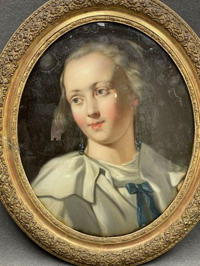 Ecole française milieu XIX°
Portraits de...