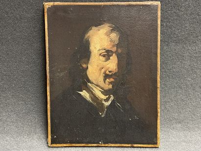 Ecole Française XIX°
Portrait d'homme.
huile...