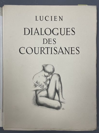 Aristide MAILLOL , texte grec de Lucien :...