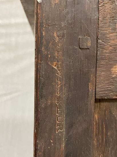 Pair of bookcases in rosewood and satinwood,...