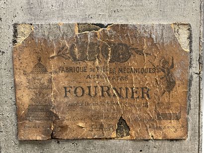 Diorama automate FOURNIER en papier, carton...