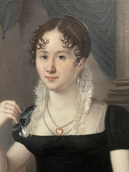 French school beginning of XIX° Century.
Portrait...