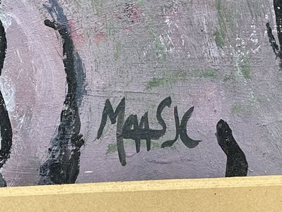 Konrad MAASS (1952) 
Foire aux vins
huile...