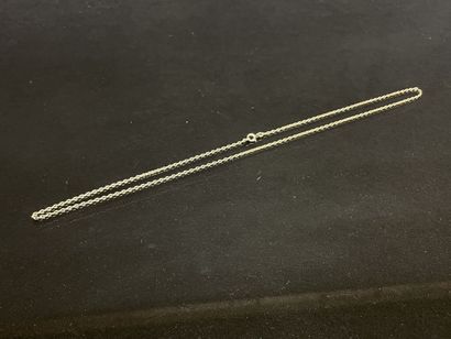 Chaine en or . 
Or 750°/00.
L: 53.5 cm
Poids:...