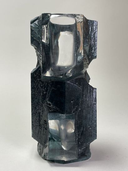 DAUM France
Vase en cristal vers 1980 dégagé...