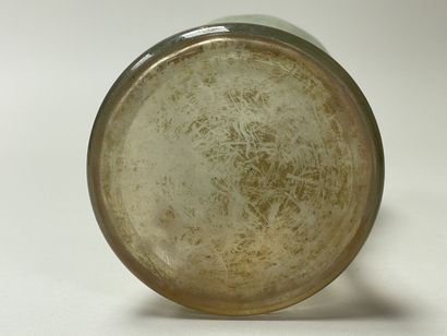 Vase out of enamelled and gilded glass of...