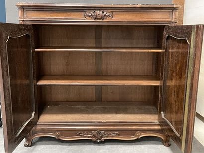 Jeanselme house. 
Low sideboard in palisander...