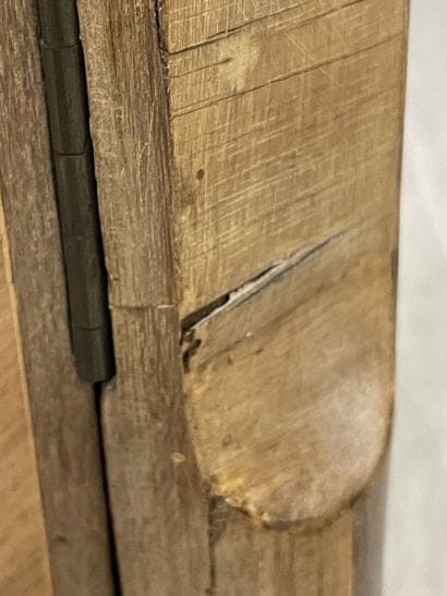 Pair of bookcases in rosewood and satinwood,...