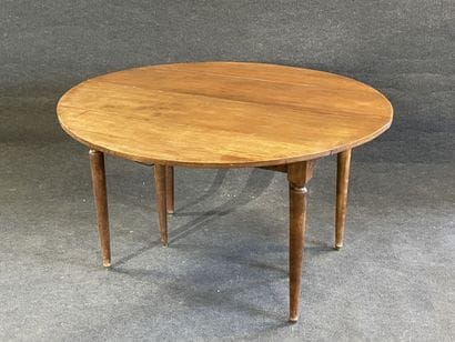 Mahogany shutter table with six legs.
Carries...