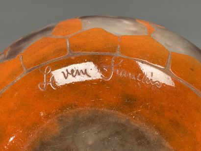 Le Verre Français
Grand pichet en verre marbré...