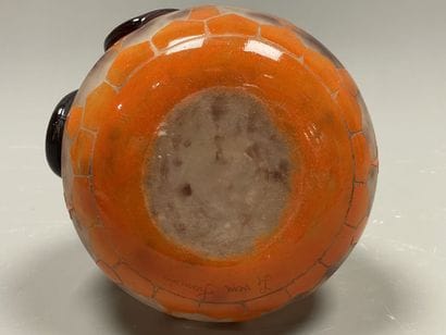 Le Verre Français
Grand pichet en verre marbré...
