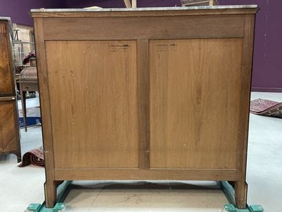 Jeanselme house. 
Low sideboard in palisander...